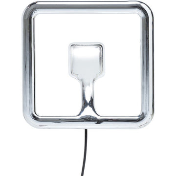 Wall Light Clip Square Chrome LED - Kian Furniture