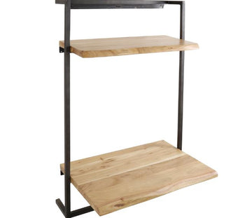 ZI Air Wall Desk Shelf Natural