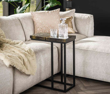 ZI Kimber Side Table Black Gold