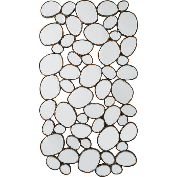 Mirror Water Drops Copper 135x78 - Kian Furniture