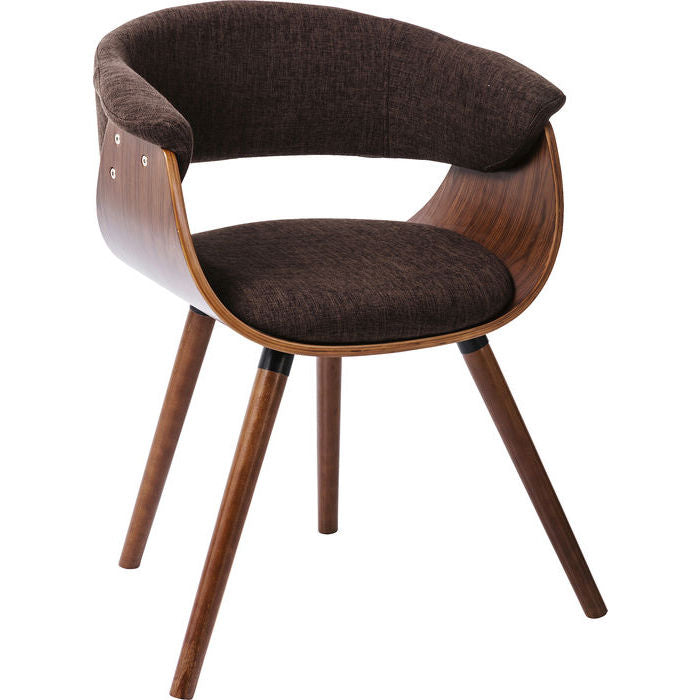 Monaco Schoko Retro Chair - Kian Furniture