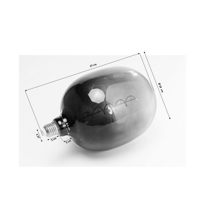 Bulb Spiral LED Grey