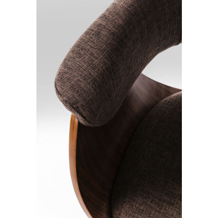 Monaco Schoko Retro Chair - Kian Furniture