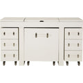 Make Up Combination Diva croco white - Kian Furniture