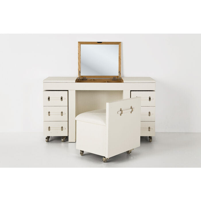 Make Up Combination Diva croco white - Kian Furniture