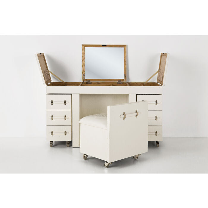 Make Up Combination Diva croco white - Kian Furniture