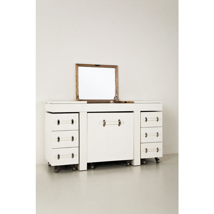 Make Up Combination Diva croco white - Kian Furniture