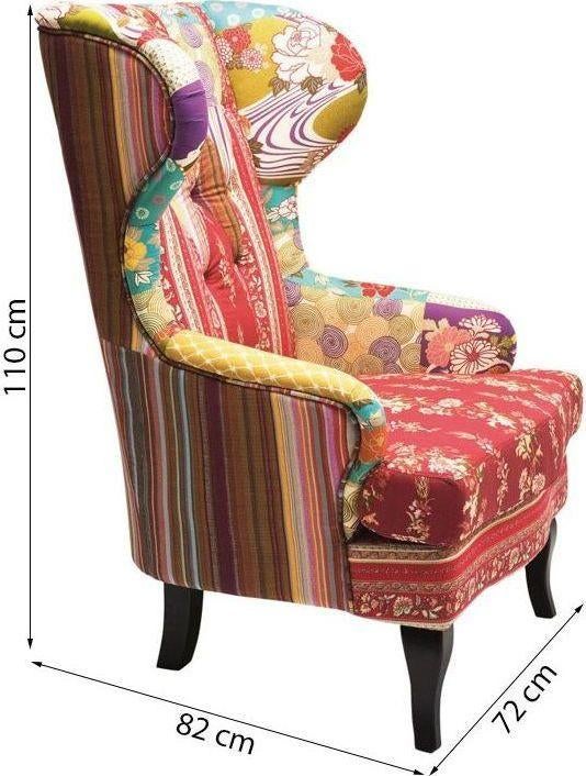 Armchair Patchwork Red