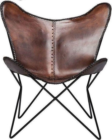 Armchair Butterfly Brown Econo