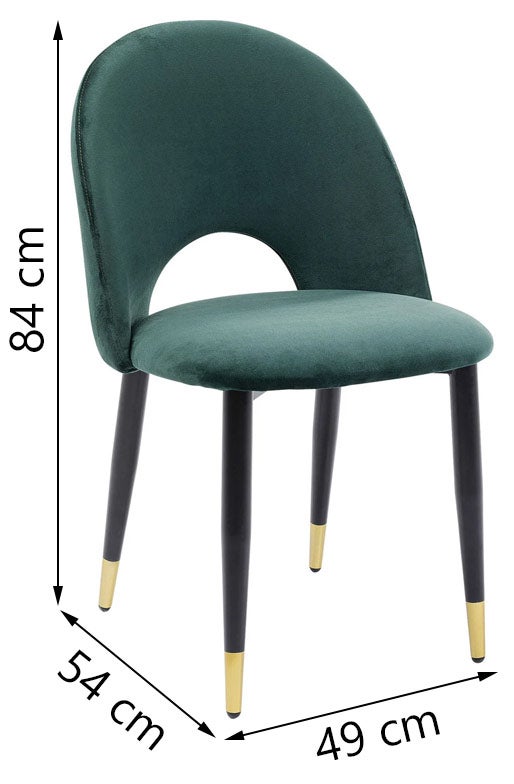 Chair Iris Velvet Green