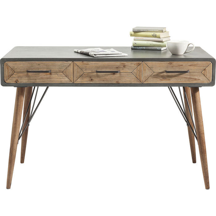 Desk X Factory 3 Draw 120x60cm - Kian Furniture