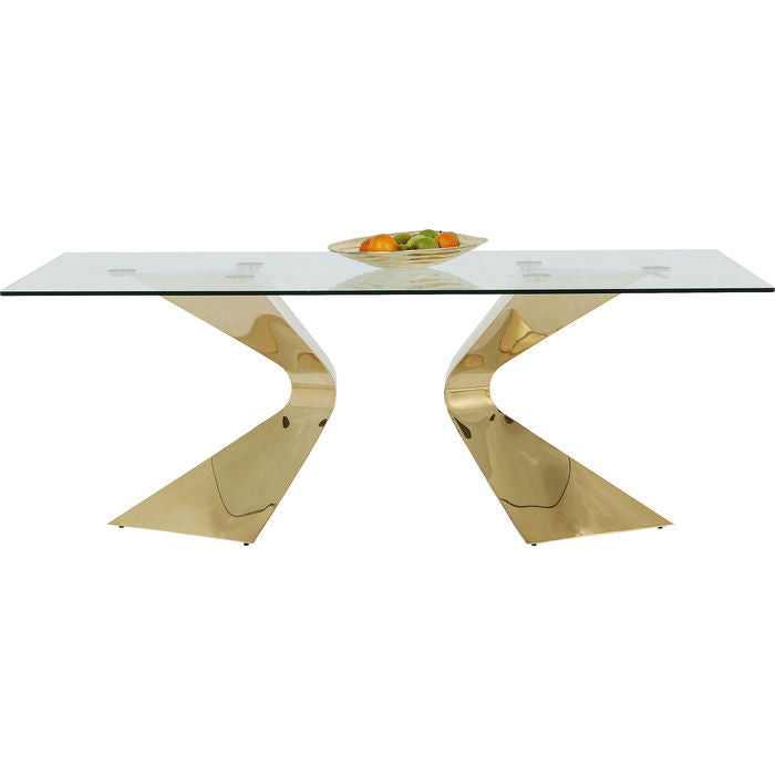 Table Gloria Gold 100x200cm - Kian Furniture