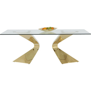 Table Gloria Gold 100x200cm - Kian Furniture