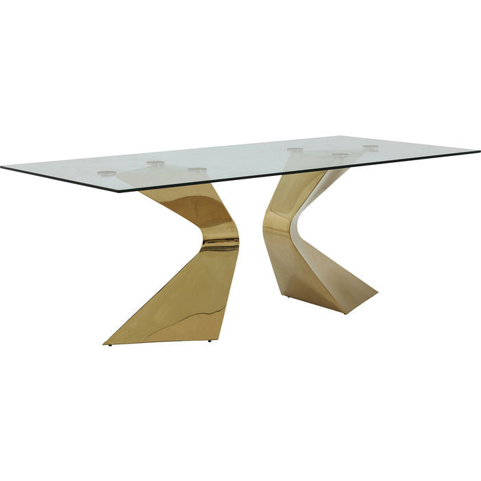 Table Gloria Gold 100x200cm - Kian Furniture