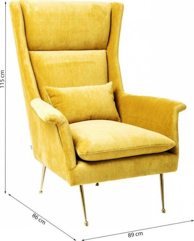 Armchair Vegas Forever Yellow