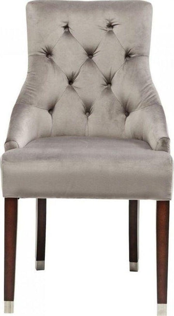 Chair Prince Velvet Grey