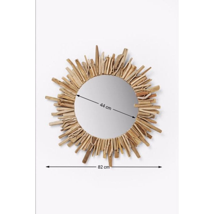 Mirror Legno Ø82cm