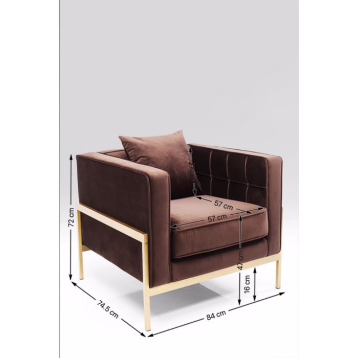 Armchair Loft Brown