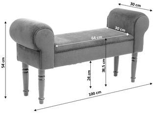 Bench Wing Grey