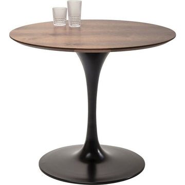Table Invitation Set Walnut Black Ø90cm