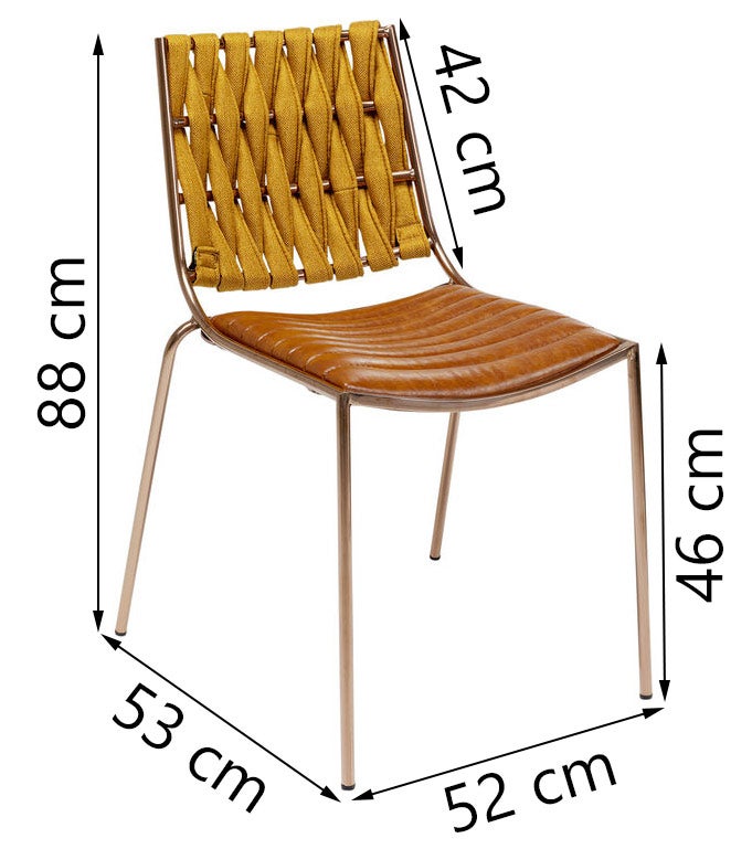 Chair Two Face Light Brown