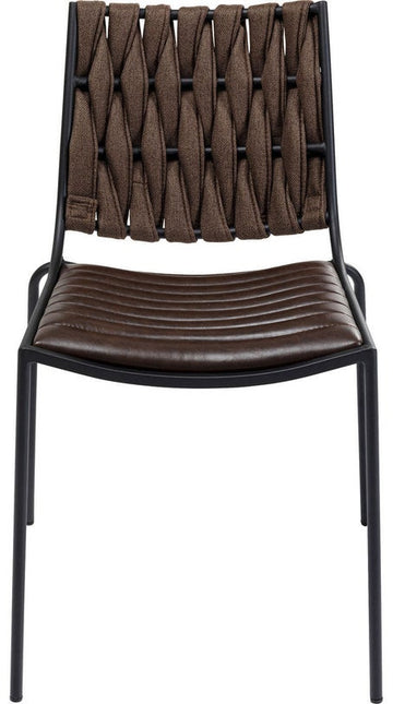 Chair Two Face Dark Brown