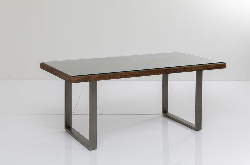 Table Conley Crude Steel 180x90