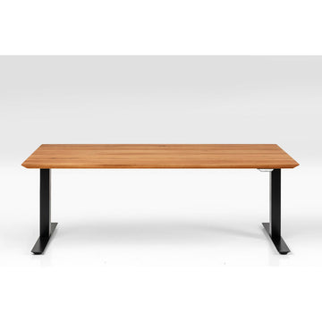 Desk Office Symphony Oak Black 200x100