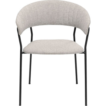 Chair with Armrest Belle Beige