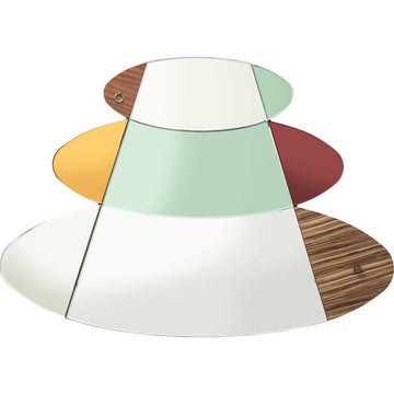 Mirror Metamorphosis Circles 107x150cm - Kian Furniture