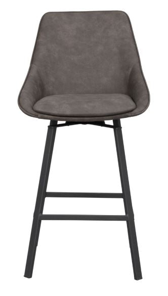 Rowico ALISON BAR CHAIR DARK GREY/BLACK