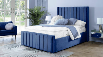 Araz Velvet Blue 3ft Bed