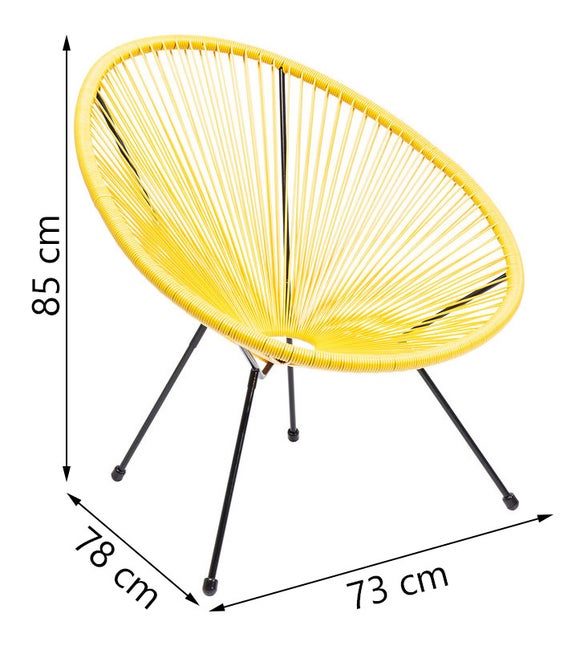 Armchair Acapulco Yellow
