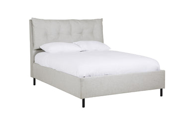 VL Avery Ottoman 6ft Bed Silver