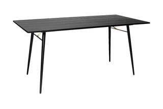 VL Barcelona Dining Table 1200 - Black and Copper
