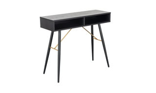 VL Barcelona Console Table 900 - Black and Copper