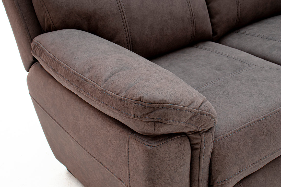 VL Baxter Corner Group Recliner Brown