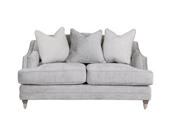 VL Belvedere 2 Seater Sofa Silver