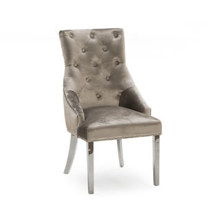 VL Belvedere Knockerback Dining Chair - Champagne
