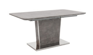 VL Beppe Dining Table Ext - Light Grey Concrete Effect 1600/2000