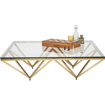 Coffee Table Network Gold 105x105cm - Kian Furniture