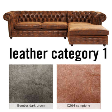 Corner Sofa Cambridge Individual Right Leather 1