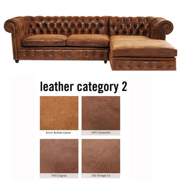 Corner Sofa Cambridge Individual Right Leather 2