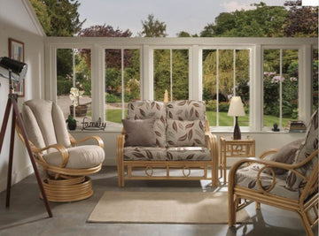 DE Dirdam Light Oak 2 Seater + 1 + 1