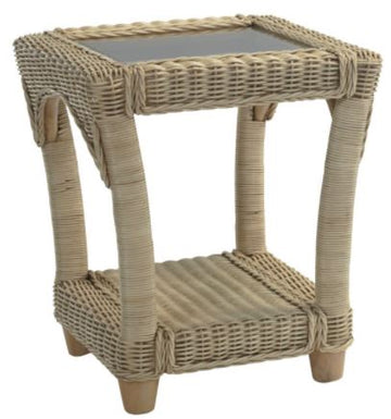 DE Drofmats Lamp Table + Bronze Glass