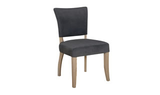 VL Duke Dining Chair Velvet - Dark Grey