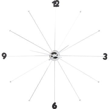 Wall Clock Like Umbrella Chrome