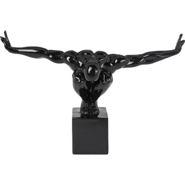 Deco Object Athlet Black Small 43cm