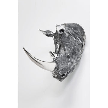 Deco Head Rhino Antique