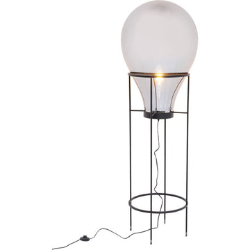 Floor Lamp Pear Frame Black 158cm